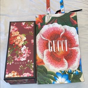 Brand new GUCCI box and bag